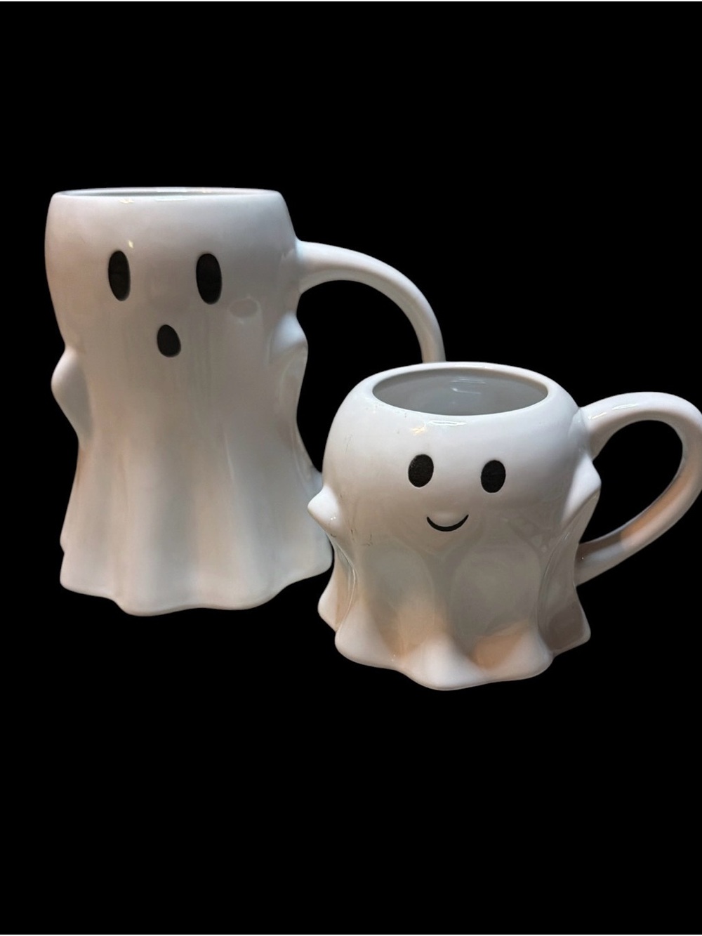 Target Hyde & EEK! Boutique Ghost Mug Set - Set of 2 (Tall & Short) nwot